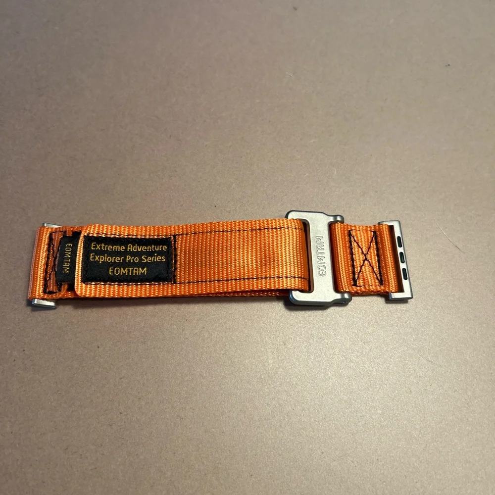 EOMTAM Adjustable Nylon Strap for Apple Watch 44mm Band